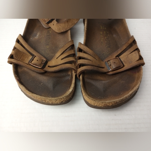 Birkenstock Bali Oiled Habana Leather Sandals, Women Size 11, EU Size 42 - Picture 5 of 9